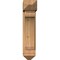 Ekena Millwork Legacy Arts and Crafts Smooth Bracket w/ Offset Brace, Western Red Cedar, 7 1/2"W x 22"D x 34"H BKT0806X22X34LEC03SWR - alternate 4